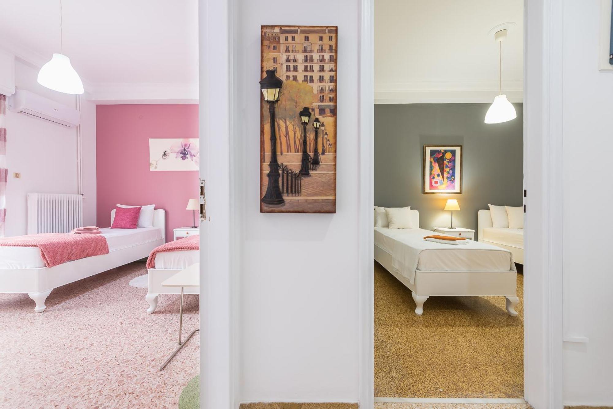 Private Rooms Athens - Shared Bathroom 객실 사진